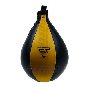 Customized 100% Leather Removeable Bladder Agility Training Ball Single End <b>Boxing</b> Speedball Made in Pakistan - Product Image 1