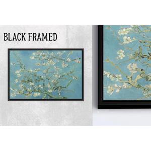 Impresión en lienzo de Van Gogh Almond Blossom: arte floral vintage para pared, lienzo con marco negro, 1 pieza - Product Image 1