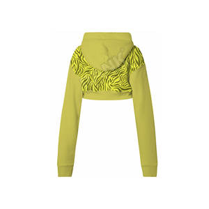 Sudaderas con capucha cortas para mujer, transpirables, ecológicas, de alta calidad, bajo pedido mínimo, muy vendidas, para venta en línea. - Product Image 2