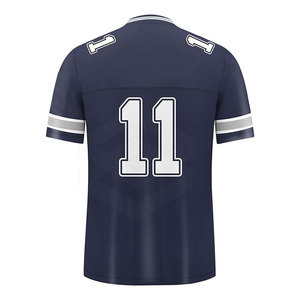 Maillot de football américain pour hommes, manches courtes, séchage rapide, tissu léger et respirant pour les entraînements, les matchs et les tenues d'équipe - Product Image 3