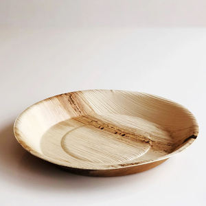 Assiettes jetables rondes durables Vaisselle écologique, biodégradable et compostable pour les fêtes et les événements - Product Image 2