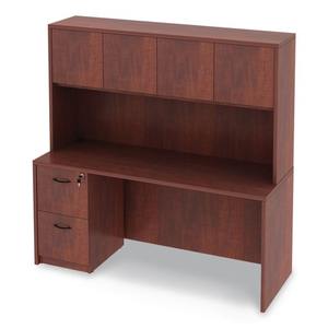 Alera Valencia Series ALEVA256624MC Credenza Shells 65 pulgadas. X 23.6 Pulgadas X 29.5 Pulgadas Archivadores de Madera Color Cerezo Mediano de 65 Pulgadas X 23.6 Pulgadas X - Product Image 6