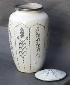Cremation <b>Urn</b> <b>for</b> Human <b>Ashes</b> Large Personalized Funeral Burial <b>Urn</b> <b>for</b> <b>Ashes</b> Handcrafted <b>for</b> <b>Dogs</b> - Product Image 2