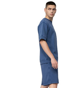 Short d'entraînement de gymnastique décontracté pour hommes 100% coton couleur unie vêtements de sport de course écologiques Offre Spéciale vente en gros - Product Image 3