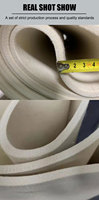 Machine de transfert thermique à rouleaux en feutre Nomex sur mesure pour presse à chaud électrique, épaisseur 8mm/10mm, pour vêtements