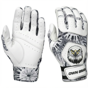 Professional Custom Hitter Baseball Gloves Wholesale Price High Grip Goatskin Palm Robust Wrist Closure Softball <b>Batting</b> Gloves - Product Image 6