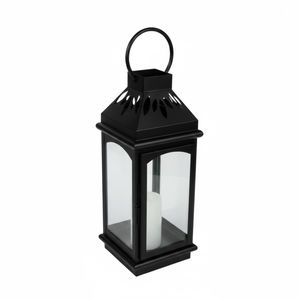 Farol de Hierro Dorado al por Mayor, Estilo Marroquí, Portavelas Decorativo de Metal y Vidrio, Farol Colgante para el Hogar, Bodas y Fiestas - Product Image 2