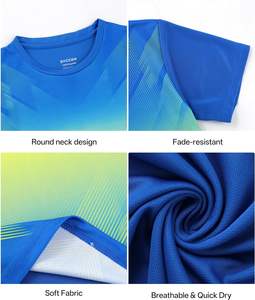 ชุดฟุตบอลชาย Tradeem Sports แบบสั้น ปรับแต่งสีและโลโก้ได้ บริการ OEM น้ำหนักเบา ระบายอากาศดี ขายส่งสำหรับสโมสร - Product Image 4