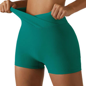 Pantalones Cortos Deportivos de Alto Rendimiento para Mujer, Hechos con Tela Suave y Lisa, Precio Razonable, Pantalones Cortos de Gimnasio con Forma de V de Alto Impacto - Product Image 6
