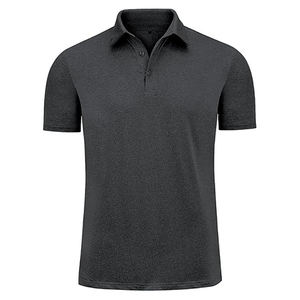 Polos pour hommes 100% coton de haute qualité à manches courtes Service OEM personnalisé Tendance Anti-rides t-shirts polo pour hommes - Product Image 6
