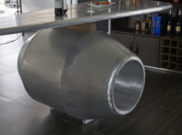 Tables de conception de moteur en aluminium pour bar Table de barre de style aéronautique personnalisée en usine