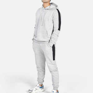 OEM Order Custom Made Sportswear Long Sleeve Men's Tracksuit High Quality 100% Cotton Best Selling Men <b>Jogging</b> <b>Suits</b> - Product Image 1