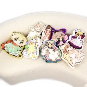 Buti Cartoon Printed Irregular Shaped Pillow Anime Design Customized Plus Velvet Cushion Throw Pillows As Gift