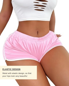 Pantalones cortos de mujer de alta calidad, transpirables y ecológicos, ajustados con logotipo personalizado, bajo MOQ - Product Image 2