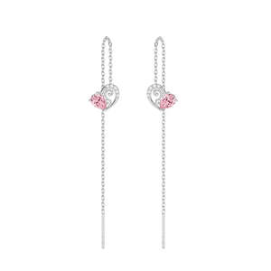 NOVAMART Fine Premium 925 Sterling Silver Sui Dhaga Threader Earrings Buy Crystal Jewelry Wholesale Export - Product Image 1