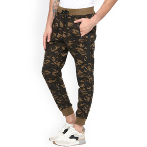Pantalon de jogging camouflage personnalisé pour homme, coupe ajustée, cordon de serrage, tactique, extérieur, coton, polyester, poche zippée, OEM - Product Image 3