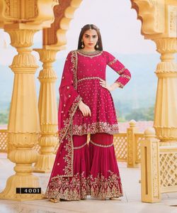 Robe de collection de vêtements de réception avec le prix le plus bas du marché Gujarat Surat Vêtement ethnique indien Apparelgarment - Product Image 5