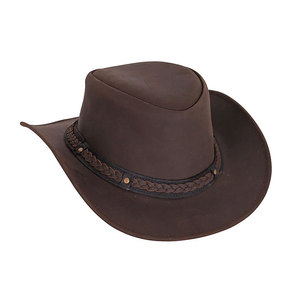 Chapeau en cuir véritable fait main, design personnalisé, couleur personnalisée, service OEM, logo personnalisé, chapeau décontracté pour homme, réglable, pour toutes les saisons - Product Image 2