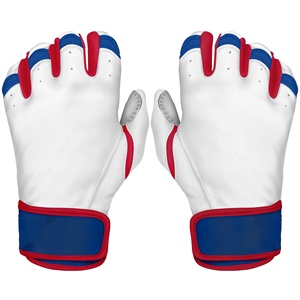 Ajuste cómodo para entrenamiento Match Play Durable Wear guantes de bateo de béisbol Servicio OEM Guantes de bateo de béisbol de cuero - Product Image 1