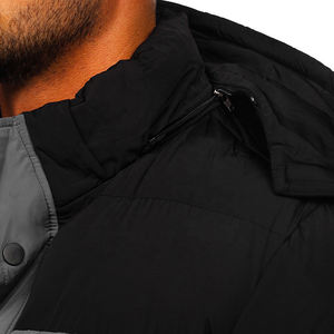 Venta al por mayor caliente de alta calidad de moda de tallas grandes de los hombres de gran tamaño de invierno gris Puffer Chaquetas de alta calidad - Product Image 4