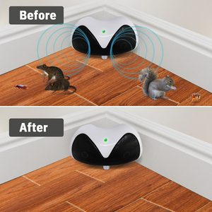 Repelente de ratones de roedores ultrasónico y biónico enchufable efectivo de alta potencia <span class=keywords><strong>para</strong></span> almacén, garaje, ático, restaurante, supermercado - Product Image 6