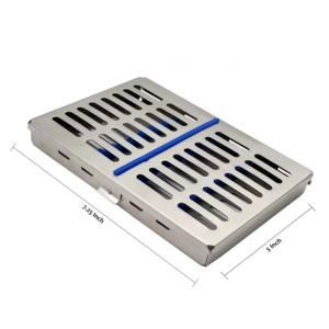 OMI Healthcare Supply - Cajas de 10 Unidades de Casetes de Esterilización para Instrumental Dental de Acero Inoxidable, Certificación CE - Product Image 1