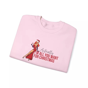 Felpa da <span class=keywords><strong>donna</strong></span> in cotone coreano felpa traspirante in realtà <span class=keywords><strong>sono</strong></span> tutto quello che vuoi per il maglione natalizio - Product Image 5