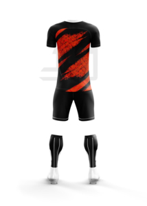 Ensemble de maillots et shorts de football personnalisés avec tissu 100 % polyester léger et respirant pour la performance des équipes d'élite (unisexe) - Product Image 1
