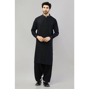 Fournisseur direct d'usine matériau solide hommes Shalwar Kameez 2025 fabriqué en usine pas cher prix hommes Shalwar Kameez - Product Image 1