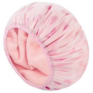 <span class=keywords><strong>Bonnet</strong></span> <span class=keywords><strong>de</strong></span> douche pour femme, doublure en tissu éponge, extérieur en EVA, réutilisable, double couche, imperméable, grand <span class=keywords><strong>bonnet</strong></span> <span class=keywords><strong>de</strong></span> <span class=keywords><strong>bain</strong></span> pour cheveux - Product Image 1