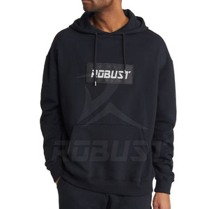 Venta caliente Nueva llegada Hombres Drop Shoulder Hoodies Estilo único Transpirable Sudaderas con capucha de gran tamaño - Product Image 1