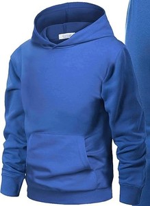 Chándal Deportivo de Invierno para Hombre, con Capucha, Color Sólido, 100% Algodón, Transpirable, Informal, a la Moda, Talla Adulto, Personalizado, en Oferta - Product Image 2