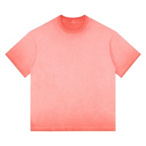 High Quality Unisex Vintage Oversized <b>Tshirt</b> 220 Grams Heavyweight Cotton Custom Solid Men's T-shirts 100% Cotton Eco-Friendly - Product Image 1