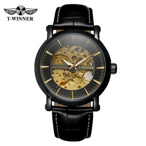 Çin üretici t-kazanan moda tasarım iskelet kol saati özel logo OEM bilek otomatik izle - Product Image 5