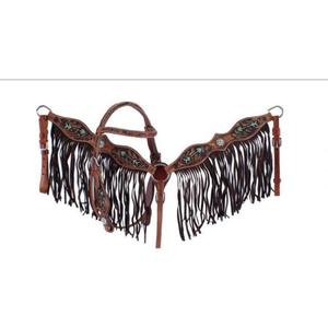 Bridon de cheval en cuir brun de haute qualité, ensembles d'équipement confortables pour l'équitation quotidienne, personnalisable, HOOF N TACK, export en gros - Product Image 2