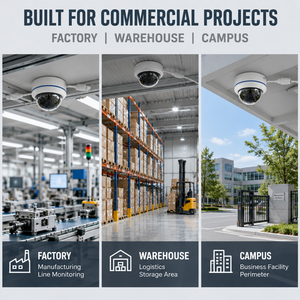 Solution de système de vidéosurveillance IA, caméra IP Starlight 4MP, NVR, plateforme de gestion centralisée IA Edge Computing, OEM - Product Image 6