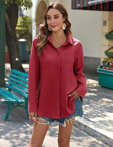 Customized Design Women's Hawaiian Shirt Beach Wear for Women Summer Short Sleeve Shirt Blouse Tops for Vacation Female Shirts - Product Image 3