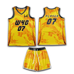 Uniformes de baloncesto con logotipo personalizado, malla de poliéster, transpirable, con transferencia de calor, estampado sin mangas, de talla grande, para hombre, baloncesto - Product Image 1