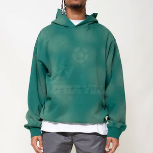 Usine directe confortable hommes Sun Faded Hoodies nouveau Design meilleur prix ODM approvisionnement tissu polaire pour l'hiver - Product Image 2