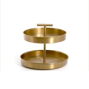 Ensemble de 3 supports à gâteaux ronds de style vintage pour servir des gâteaux aux fruits, décoration de fête de Noël, vaisselle pour la table, pour Pâques - Product Image 2