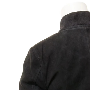 Chaqueta de Cuero para Mujer, Forrada con Piel de Oveja, Cierre Frontal con Cremallera, Estilo Deportivo, Transpirable, para Invierno - Product Image 6