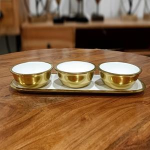 Cuencos de mesa decorativos para el hogar con revestimiento de polvo de Metal para frutas, flores, exhibición, bodas, cenas, centro de mesa, cuencos para servir - Product Image 4