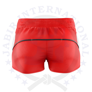 Conception personnalisée Satin Kick Boxing Muay Thai Shorts dégradé de couleur imprimé Hot Shorts avec fermeture élastique à la taille moyenne - Product Image 2