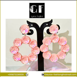 2024 nouveau design de fantaisie multicolore motif d'émotion perles de mer boucles d'oreilles pour les filles meilleure qualité article de cadeau de mode - Product Image 2