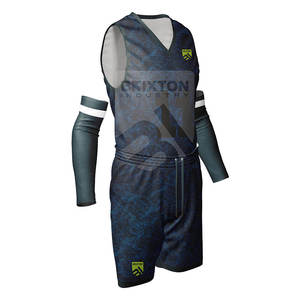 Vente chaude Maillot de basket-ball pour hommes Uniforme de sublimation respirant quantité minimale de commande bas pour la vente en ligne - Product Image 4