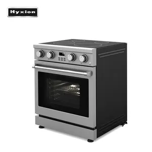 Hyxionステンレス鋼30インチプロフェッショナル多機能調理器、電気オーブン付き