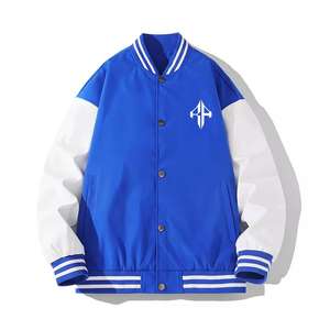 Chaqueta universitaria con cuello acanalado transpirable de poliéster 100%, nueva chaqueta de invierno con logotipo personalizado más vendida de ATLANTIC - Product Image 2