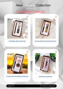 ชุดของขวัญองค์กรหรูหราแบบปรับแต่งได้พวงกุญแจพลอยสีขาวและสีโรสโกลด์สำหรับคริสต์มาสและปีใหม่ - Product Image 3