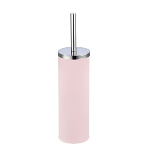 Spazzola per WC in Metallo e Acciaio Inossidabile Rosa Pastello 705C - Product Image 1