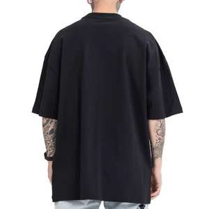 Venta al por mayor caliente Puff impresión 3D diseño de talla grande camiseta gruesa Lisa nuevo estilo personalizado sobre el tamaño de la camiseta para los hombres para la reventa - Product Image 3